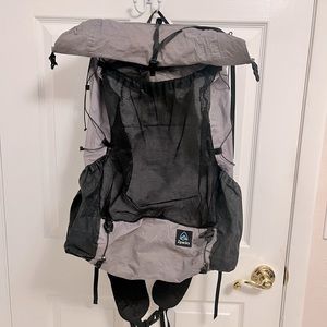 USED Gray ZPacks Arc Blast, Small or Medium, Ultralight, Cuben Fiber, Backpack
